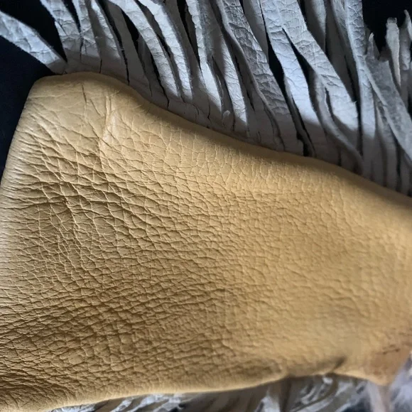 Hand Sewn Fringe Leather & Fur Indian Pouch Bag Case Medicine Bag Pipe Case - Picture 7 of 8